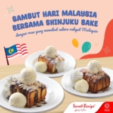 Secret Recipe : Celebrate Hari Malaysia 2024 with 10% OFF Your Favorite Shinjuku Bake!