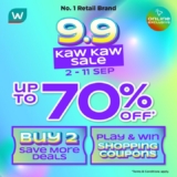 Unleash Your Inner Shopaholic: Watsons Malaysia’s Jaw-Dropping 9.9 KAW KAW SALE 2024