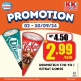 Cool Down with Drumstick Fro-yo & KitKat Cones at KK SUPER MART: Limited Time Promotion!