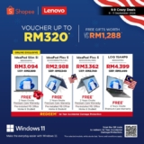 Lenovo 9.9 Super Deals: Score Up to RM1,288 Worth of Freebies!