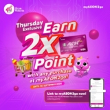 Double Your Rewards Every Thursday with AEON Member Plus!