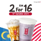 Celebrate Malaysia Day with Double the Gong Cha Goodness!