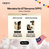 Elevate Your Tech Experience: OPPO Find N3 Series Now with Up to RM1000 OFF!