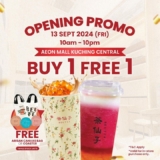 BEUTEA’s Kuching Grand Opening: Buy 1 Free 1 & FREE Goodies! (September 2024)