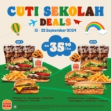 Burger King School Holidays Are Here! Enjoy Two Awesome Sets for Just RM35.90 Each!