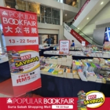 POPULAR Book Fair 2024 : HUGE Discounts on English and Malay Books at Suria Sabah Shopping Mall!