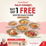 Double the Delicious: Get 1 FREE Main Course at Secret Recipe on September 2024