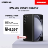 Samsung Galaxy Z Fold5 (1TB) Deal: Save RM2,900 with 0% Interest at Senheng