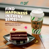 Sweeten Your Weekend: Slice of Cake for RM12 at Starbucks Malaysia on September 2024