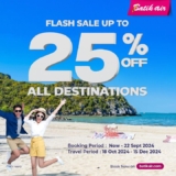 Batik Air Flash Sale: Up to 25% Off Flights to Asia!