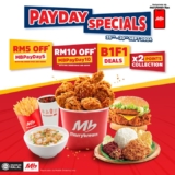 Marrybrown Payday Specials: Score up to RM10 OFF, B1F1 Deals and Double Rewards!