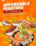 AEON Delicatessen Feast: Fried Chicken, Sushi, and Sausages on Sale!