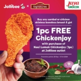 Jollibee : Spice Up Your Joy with FREE Chickenjoy!