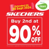 Skechers Shoe Spree: 90% Off Your Second Pair at Giant Bandar Kinrara!