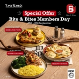 BITE & BITES Members Day: Score Big Savings on Your Tony Roma’s Favorites in September 2024!