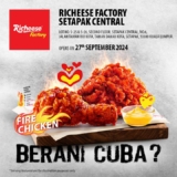 Score FREE Fire Chicken & 50% OFF at Richeese Factory’s Setapak Central Grand Opening! (September 2024)