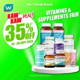 Boost Your Wellness with Watsons Malaysia’s Vitamins & Supplements Fair! (September 2024)