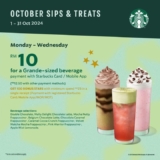 Starbucks Malaysia’s Spooktacular October Sips & Treats: Delicious Deals All Month Long!