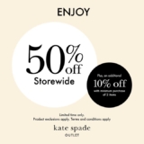 Kate Spade New York Outlet: Huge September Savings at Mitsui Outlet Park KLIA Sepang!