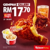 Fire Up Your Taste Buds! Richeese Factory’s Scorching Hot Chicken Deal – Save RM4.29!