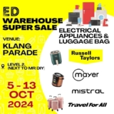 ED Warehouse Super Sale at Klang Parade: October 2024 Unbeatable Deals on Top Brands!