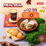 Grab a Delicious Maru Meal Deal at myNEWS: Wrap or Croissant & Coffee for RM12.99!