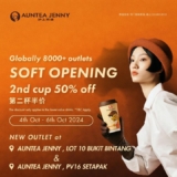 AUNTEA JENNY’s Soft Opening: Buy 1 Get 1 Half Price Drink Deal!