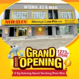 Grand Opening Deal! Score Free Gifts at MR.DIY’s 1273rd Store in Pasir Mas, Kelantan (October 2024)!