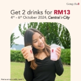 Gong Cha Malaysia: 2 Drinks for RM13 at Central i-City – Limited Time Offer!