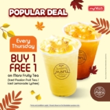 myNEWS Thirsty Thursdays Just Got Sweeter: Buy One, Get One Free on Maru Fruity Tea!