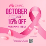 Pink October Style Spree: 15% Off All Pink Items at Fipper!