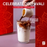 Savor the Flavors: Get 2 Hot/Iced Spanish Lattes for Just RM20 This Deepavali!