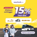 Score Up to 15% Off Your Bus Tickets with Easybook’s Flash Sale!