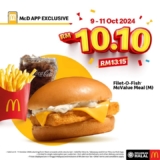 McDonald’s RM10.10 Filet-O-Fish McValue Meal Deal – Don’t Miss Out!