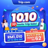 Trip.com Tastic Trip Sale: RM1,010 Off Flights & Hotels! (Limited Time Offer)