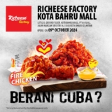 Richeese Factory’s KB Mall Grand Opening: Free Fire Chicken & 50% Off! (October 2024)