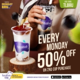 Tealive’s Monday Bru Day: Score 50% Off Your Second Drink!