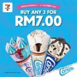 Double the Delight: 2 Cornettos for RM7 at 7-Eleven!