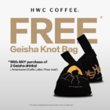 Sip, Savor, & Score: Grab a FREE Geisha Knot Bag with Your HWC Geisha Coffee This October 2024