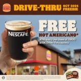 Score a FREE Hot Americano at Burger King October 2024 ! (Limited Time Offer)