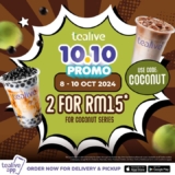 Tealive’s Unbeatable Coconut Series Deal: Get 2 Drinks for Only RM15!