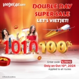 Vietjet’s Double Day 10.10 Sale: Up to 100% Off Flights!