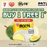 Wall’s Durian Mochi Ice Cream: BUY 1 GET 1 FREE! (Limited Time Offer)