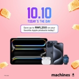 Apple Mania! Up to RM1,250 Off Apple Products at Machines MY (Limited-Time Offer)