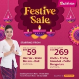 October Festive Sale: Batik Air Offers Amazing Deals Across Asia