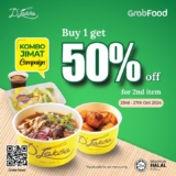 D’Laksa’s Kombo Jimat: Buy 1 Get 1 50% Off on GrabFood (October 2024)