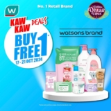 Watsons Malaysia October 2024: Buy 1, Get 1 Free on Your Favorite Health & Beauty Essentials!