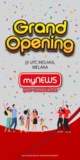 myNEWS Outlet Grand Opening at UTC Melaka – Get RM1 Products & Free Coffee!