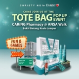 Christy Ng x CARiNG Pharmacy Tote Bag Pop-Up Event: October 2024 – Win Free Bags & More!