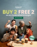 Double the Delight: Score 2 FREE Starbucks Drinks in Malaysia!